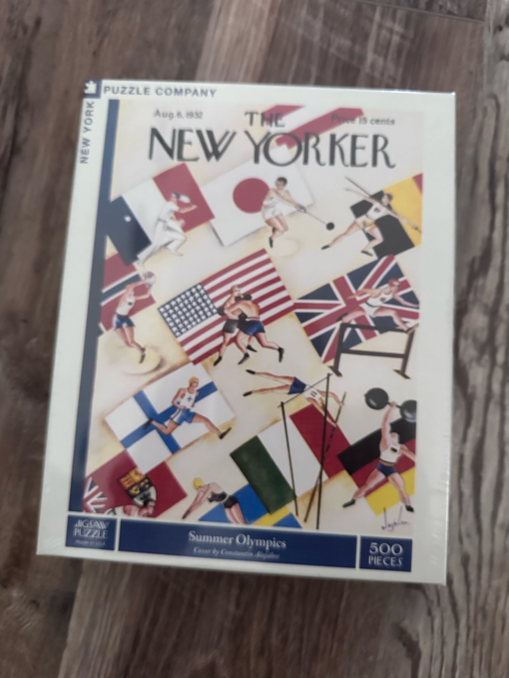 The New Yorker Summer Olympics 500-Piece Jigsaw Puzzle - White